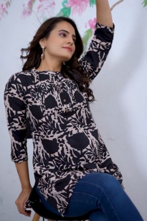 New Trending Elegant Rayon Tops For Girls